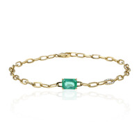 Gouden armband met een AAA Zambia smaragd (CIRARI)