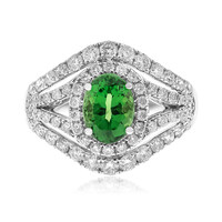 Gouden ring met een AAA tsavoriet (CIRARI)