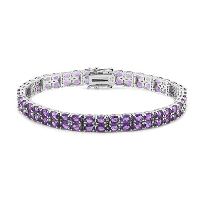 Zilveren armband met amethisten