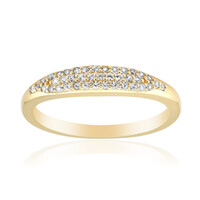 Zilveren ring met zirkonen