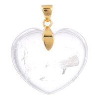 Zilveren hanger met een witte kwarts
