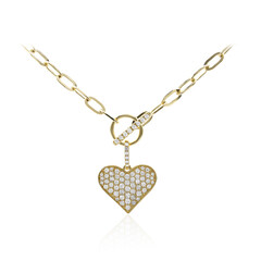 Gouden halsketting met I1 (H) Diamanten (CIRARI)
