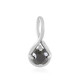 Gouden hanger met een zwarte diamant