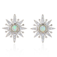 Zilveren oorbellen met Welo-opalen (Dallas Prince Designs)