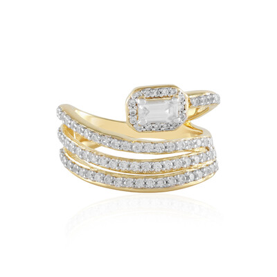 Zilveren ring met een zirkoon