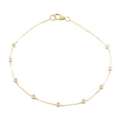 Gouden armband met IF (G) Diamanten (de Melo)