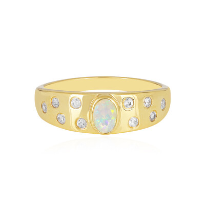 Zilveren ring met een Welo-opaal