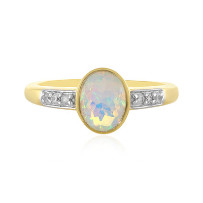 Zilveren ring met een Welo-opaal