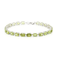 Zilveren armband met peridoots