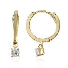 Gouden oorbellen met I1 (H) Diamanten (CIRARI)
