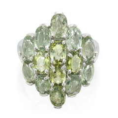 Zilveren ring met Paraiba toermalijnen