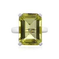 Zilveren ring met een Limoen Kwarts