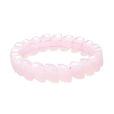 Armband met rozen kwartskristallen