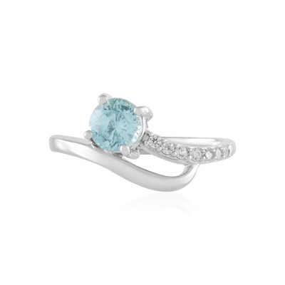 Zilveren ring met een Ratanakiri zirkoon