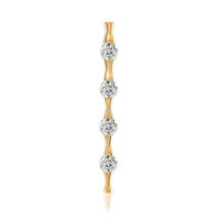 Gouden hanger met IF Diamanten (D)