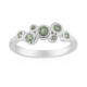 Zilveren ring met een Groene Tuléar Saffier (Pallanova)