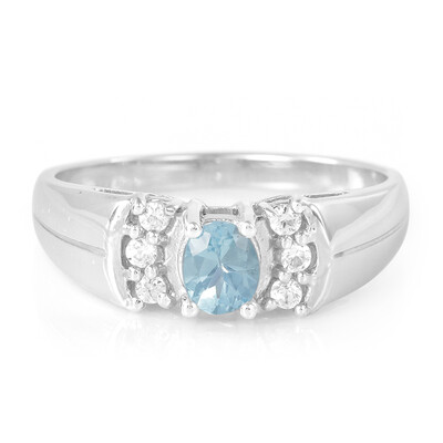 Zilveren ring met een Blauwe apatiet