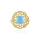 Zilveren ring met een Sleeping Beauty Turkoois