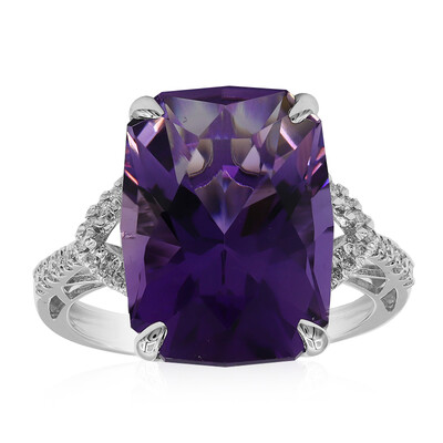 Gouden ring met een amethist