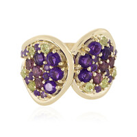 Gouden ring met Zambia-amethisten (Adela Gold)