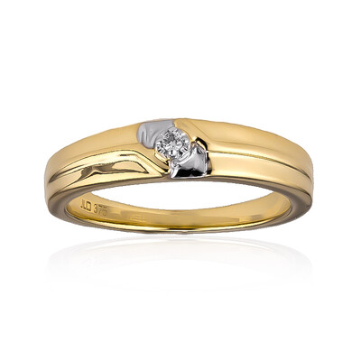 Gouden ring met een SI1 (H) Diamant