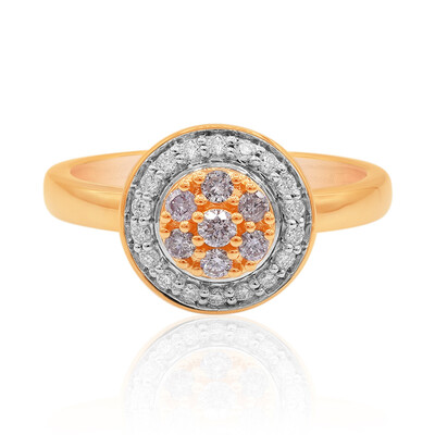 Gouden ring met een I3 Argyle Diamant (Mark Tremonti)