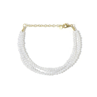 Zilveren armband met zirkonen