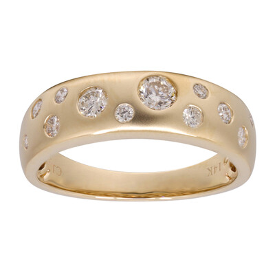 Gouden ring met I1 (H) Diamanten (CIRARI)