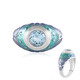 Zilveren ring met een hemel-blauwe topaas (Adela Silber)