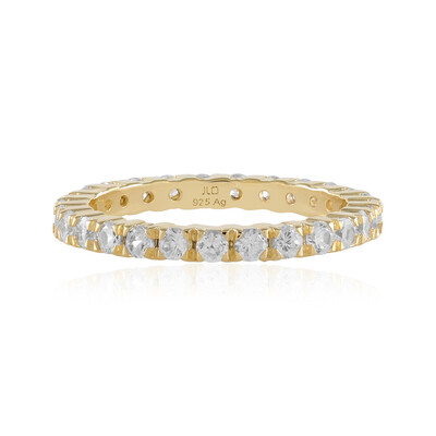 Zilveren ring met zirkonen
