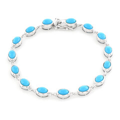 Zilveren armband met Sleeping Beauty Turkooisen