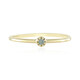 Gouden ring met een hemelblauwe SI1 diamant