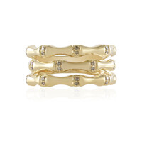 Gouden ring met I2 Champagne Diamanten (de Melo)
