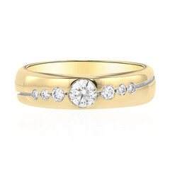Gouden ring met een IF Diamant (D)