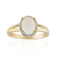 Gouden ring met een AAA Welo-opaal