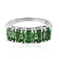 Zilveren ring met Munt Kyanieten