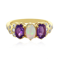 Zilveren ring met een Welo-opaal