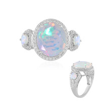 Zilveren ring met een Welo-opaal