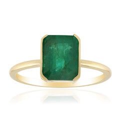 Gouden ring met een Sao Francisco smaragd