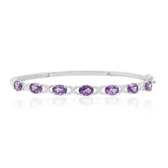 Zilveren armband met amethisten