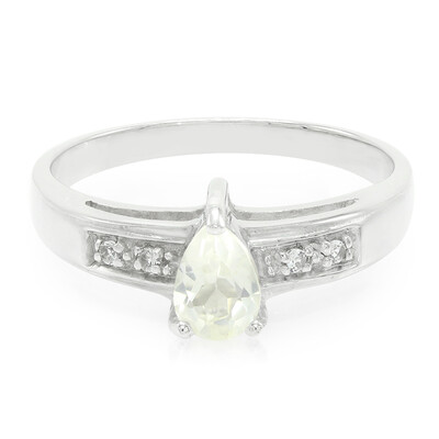 Zilveren ring met een Orthoklaas