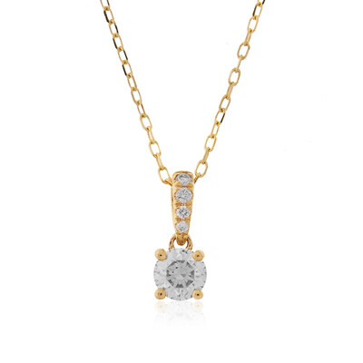 Gouden halsketting met een I1 (H) Diamant (CIRARI)
