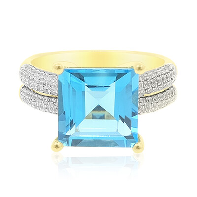 Gouden ring met een Marambaia-topaas
