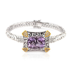 Zilveren armband met een lavendel amethist (Dallas Prince Designs)