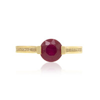 Gouden ring met een Madagaskar Robijn (de Melo)