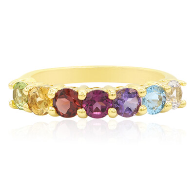 Zilveren ring met een Mozambique granaat