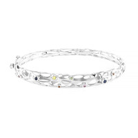 Gouden armband met een blauwe saffier (Ornaments by de Melo)