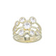 Zilveren ring met een zirkoon (Adela Silber)