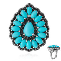 Zilveren ring met een Sleeping Beauty Turkoois (Dallas Prince Designs)
