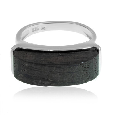 Zilveren ring met een Veeneik (dagen)